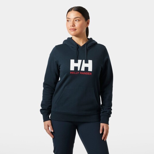 Helly Hansen HH Logo Hoodie Dame Marineblå Xs