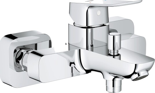 Grohe Dice Badekarsbatteri spak opp krom Baderom