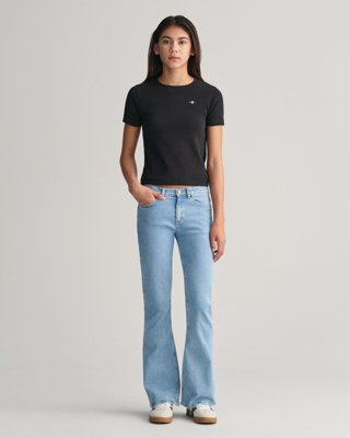 Gant Jeans med boot cut til jenter LIGHT BLUE 170
