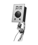 Metro THERM Styreboks med 65° termostat til combivandvarmere.