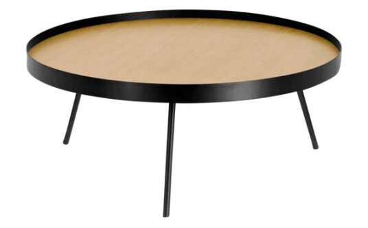 Kave Home NENET sofabord Ø 84 cm Svart 1648573-01-0 1599109-01-0