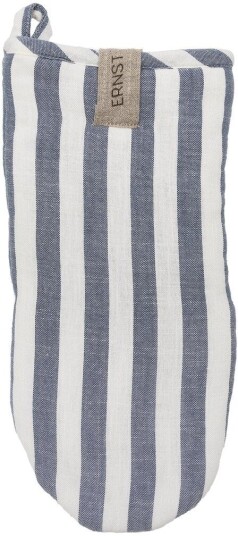 Ernst grytevott bred stripe Blå hvit