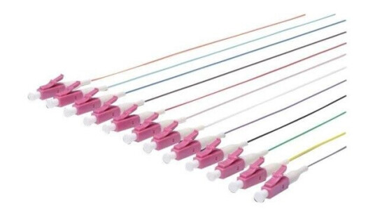 DIGITUS Professional network cable kit 2 m grey black white blue yellow red green brown orange violet pink turquoise Svart 2 meter