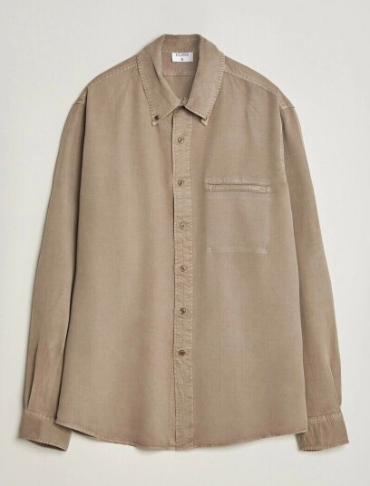 Filippa K Zack Lyocell Shirt Stone Taupe