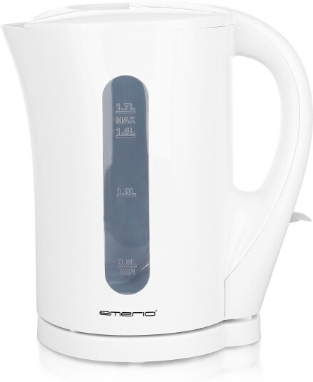 Emerio Vannkoker 1,7L Hvit - Ledningsfri 2200W