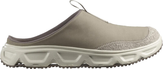Salomon Unisex Reelax Slide Ultra Vintage Khaki/Almond Milk/Falcon 38 Salomon Unisex Reelax Slide Ultra Vintage Khaki/Almond Milk/Falcon 38