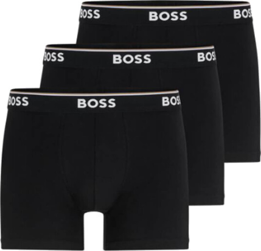 Boss Hugo Boss 3-pack Boxer Brief Black - Str . XL 3 stk . Boss Hugo Boss 3-pack Boxer Brief Black - Str . XL 3 stk .