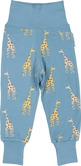 Geggamoja Bamboo Baby Pants   Blue   86/92