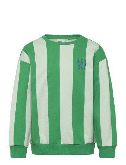 name it Nkmhaddian Ls Rlx Swe Unb Box - Green - 146-152 name it Nkmhaddian Ls Rlx Swe Unb Box - Green - 146-152