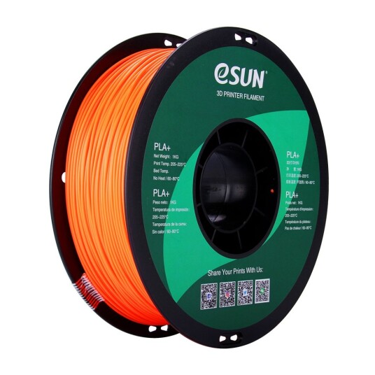eSUN PLA+ 1.75mm 1kg - Orange