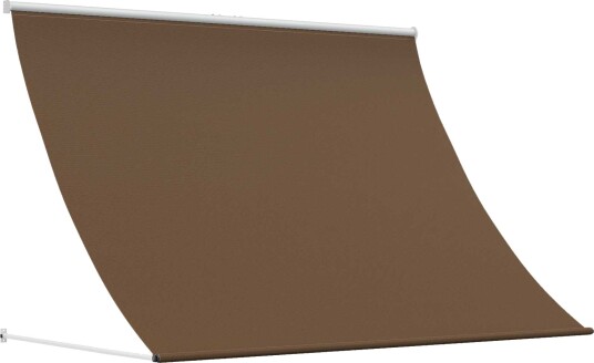 Markise Gråbrun 300 x 150 cm 180 g / m² Polyester med PU belegg