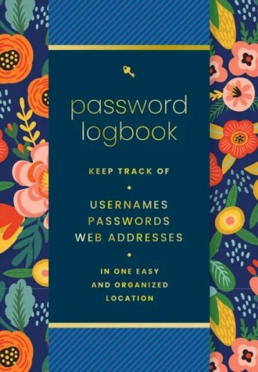 Password  Logbook (Hip Floral) Av Editors Of Rock Point