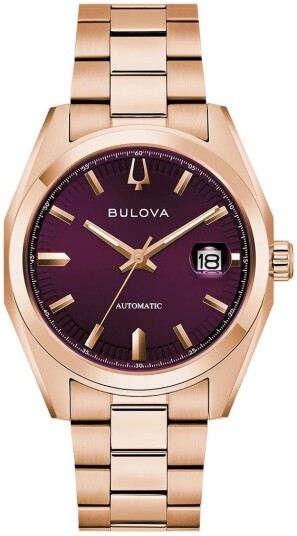 Bulova Herreklokke 97B234 Surveyor Brun/Rose gulltonet stål Ø39 mm Bulova Herreklokke 97B234 Surveyor Brun/Rose gulltonet stål Ø39 mm