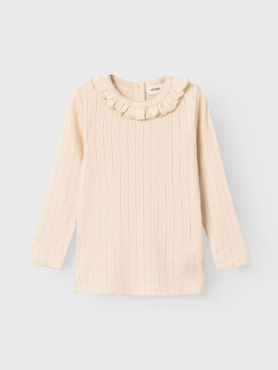 Lil- Atelier Rachel Nis Long Sleeve Slim Top Rosa 98