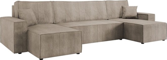 Hobson Sofa Dobbel sjeselong 4 seter Beige
