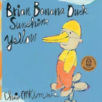 Brian Banana Duck Sunshine Yellow Av Chris Mckimmie
