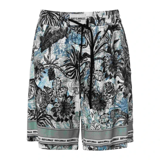 Just Cavalli Herre Shorts Blå L Just Cavalli Herre Shorts Blå L
