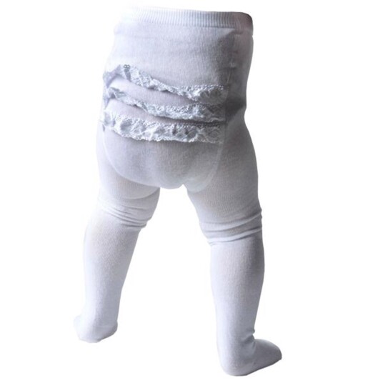 MP 350 Cotton Plain Rumba Tights 01 White 6-12 mdr/70
