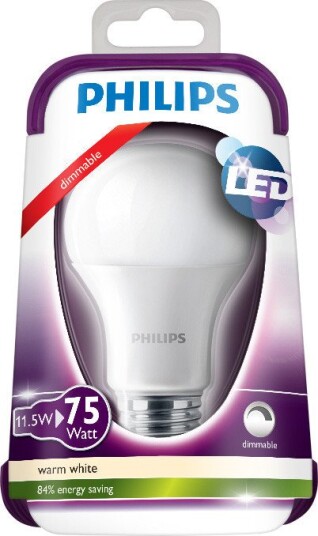 Philips LED 11,5W E27 230V 1055lm