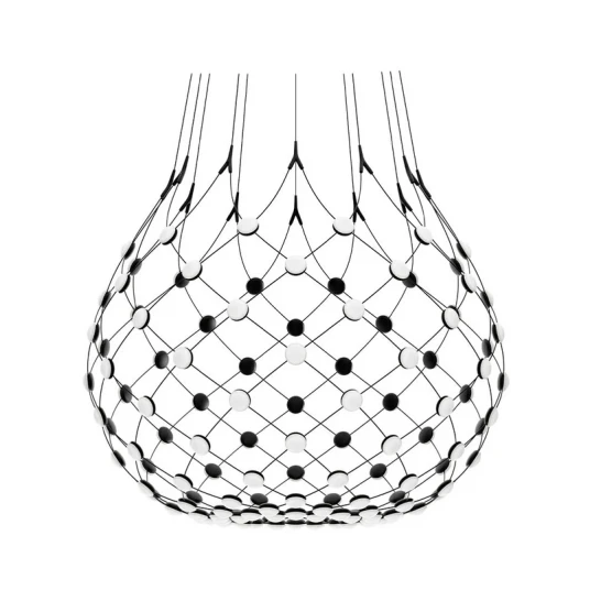 Luceplan Mesh Pendel Ø100xH90 Phase 4m Black