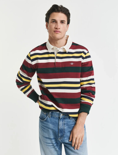 GANT Striped Heavy Rugger - Multi/patterned - XXXL GANT Striped Heavy Rugger - Multi/patterned - XXXL