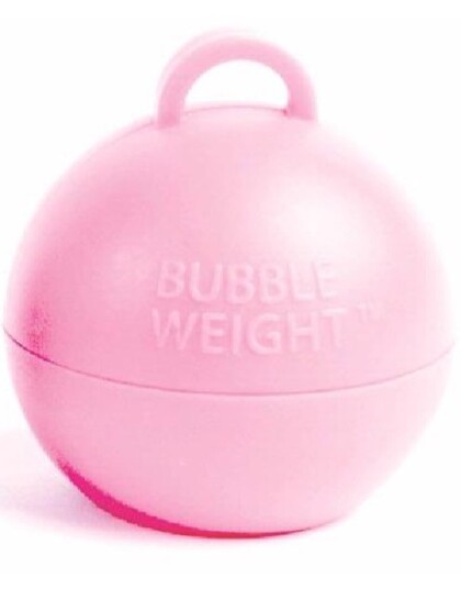 Bubble Weight Lys Rosa Ballongvekt med Festering