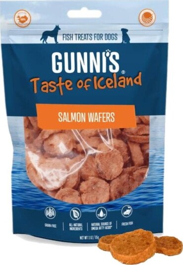 GunniS Gunni s Salmon Wafers Tygg av Laks 70 g