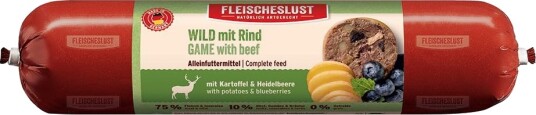 Fleischeslust Våtfôr Classic Vilt Med Potet Og Blåbær Okse 6 X 800 G
