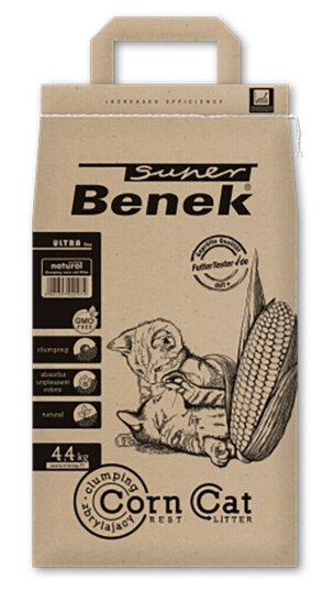 Benek Super Corn Cat Ultra Natural 7 L (Ca. 4.4 kg) Benek Super Corn Cat Ultra Natural 7 L (Ca. 4.4 kg)