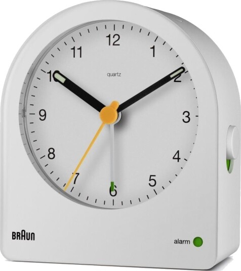 Braun vekkerklokke med snooze og baklys BC22W