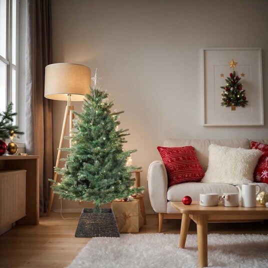  Juletræring Svart 50 x 50 x 25 cm Vannhyasint