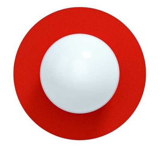 Swedish Ninja - Candy Big Circle 360 L Vegglampe Strawberry Red Swedish Ninja