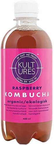 Kultures Kombucha Bringebær Økologisk