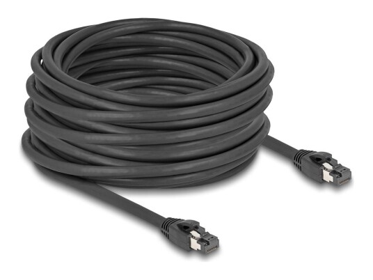 Delock koblingskabel - 15 m - svart