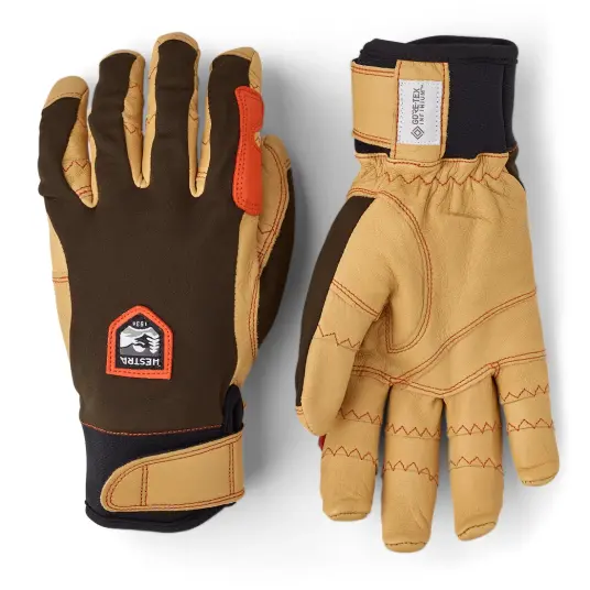 Hestra Ergo Grip Active - 5 Finger Dark Forest/naturbrun 10
