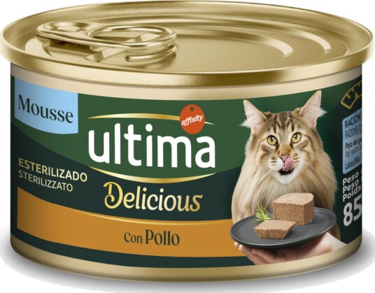 Affinity Ultima Våtfôr Ultima Delicious Mousse Sterilised Kylling 24 X 85 G