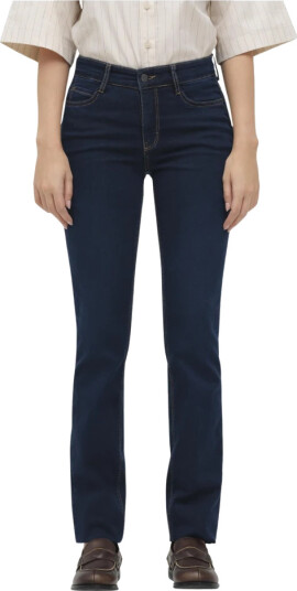 MAC Dame Jeans Blå XL,