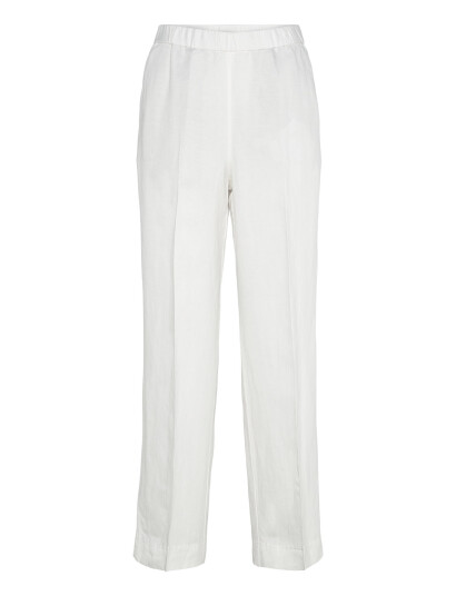 GANT Linen Blend Pull On Pants - White - 34