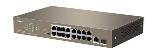 Tenda TEF1118P-16-150W - switch - 18 ports - unmanaged - rack-mountable (6932849431315)