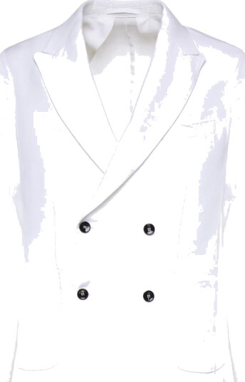 Michael Coal Herre Jakker Hvit 3XL, Michael Coal Herre Jakker Hvit 3XL,