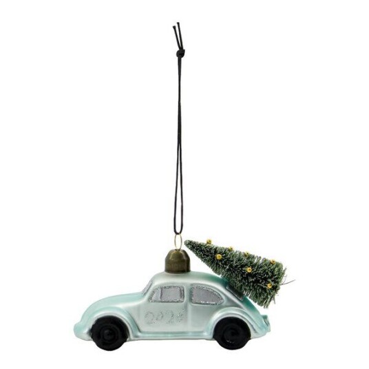 House Doctor Car julepynt 10,5 cm lyseblå House Doctor Car julepynt 10,5 cm lyseblå
