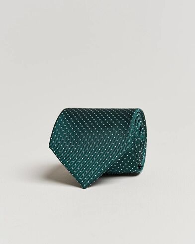 Amanda Christensen Micro Dot Classic Tie 8 cm Green/White Amanda Christensen Micro Dot Classic Tie 8 cm Green/White