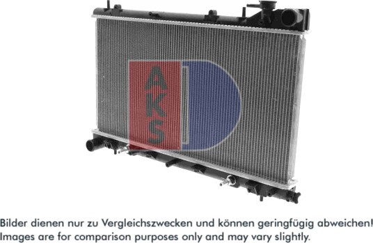 AKS DASIS 350019N Radiator motorkjøling AKS DASIS 350019N Radiator motorkjøling