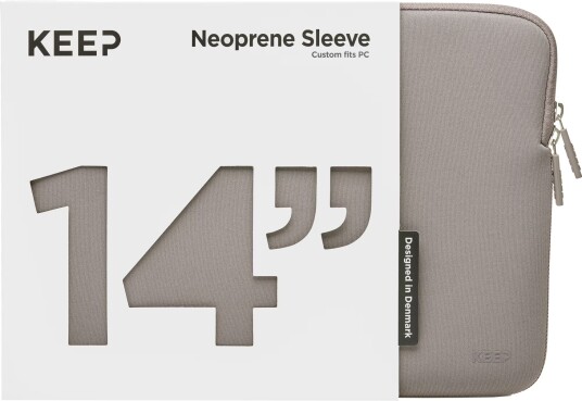KEEP 14" Neoprenetui for bærbar PC (Portabella)