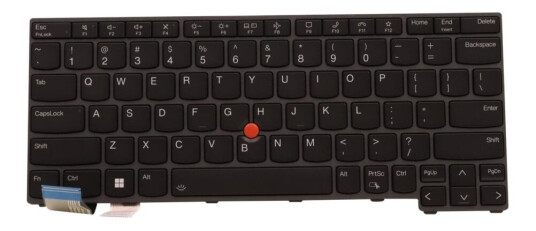 Lite-On - Erstatningstastatur For Bærbar Pc - Med Trackpoint - Bakbelysning - Qwerty - Engelsk - Svart - Fru - For Thinkpad L13 Gen 3 L13 Yoga Gen 3 X13 Gen 3