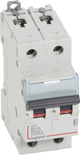 Legrand DX³ MCB automatsikring B25 2P 2M 10/16kA