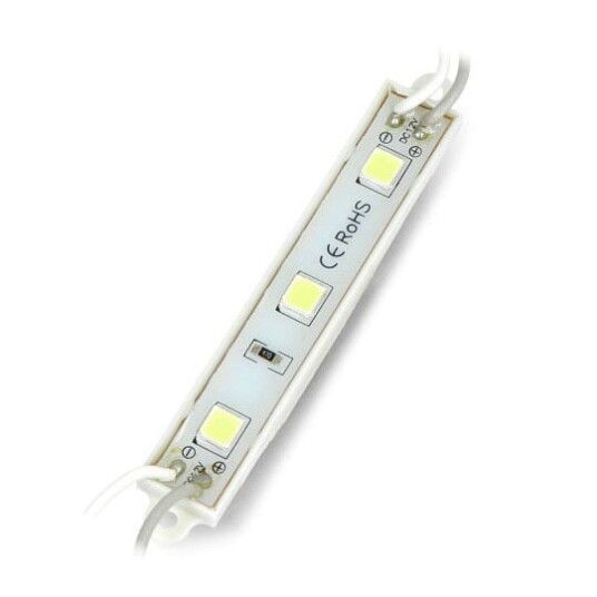 LED modul 3x SMD5050 12V IP65 Kald Hvit