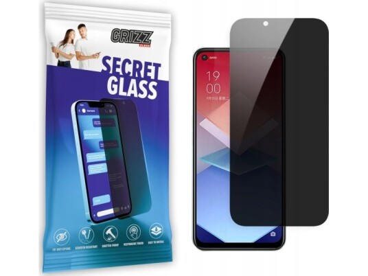 Grizzglass Grizzglass Secretglass Oppo K10x Personvernglass