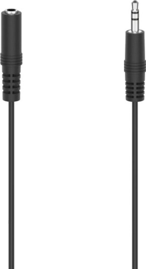 Hama 00305030 3.5Mm Hankjønn 3.5Mm Hunkjønn 5 M Sort
