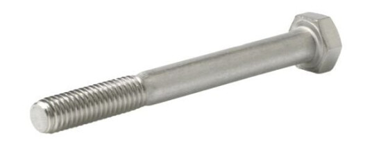 Schäfer & Peters 09314808260 Sekskantskrue M8 DIN 931 M6S A4/80 25-pakk M8 x 260 mm Innfesting